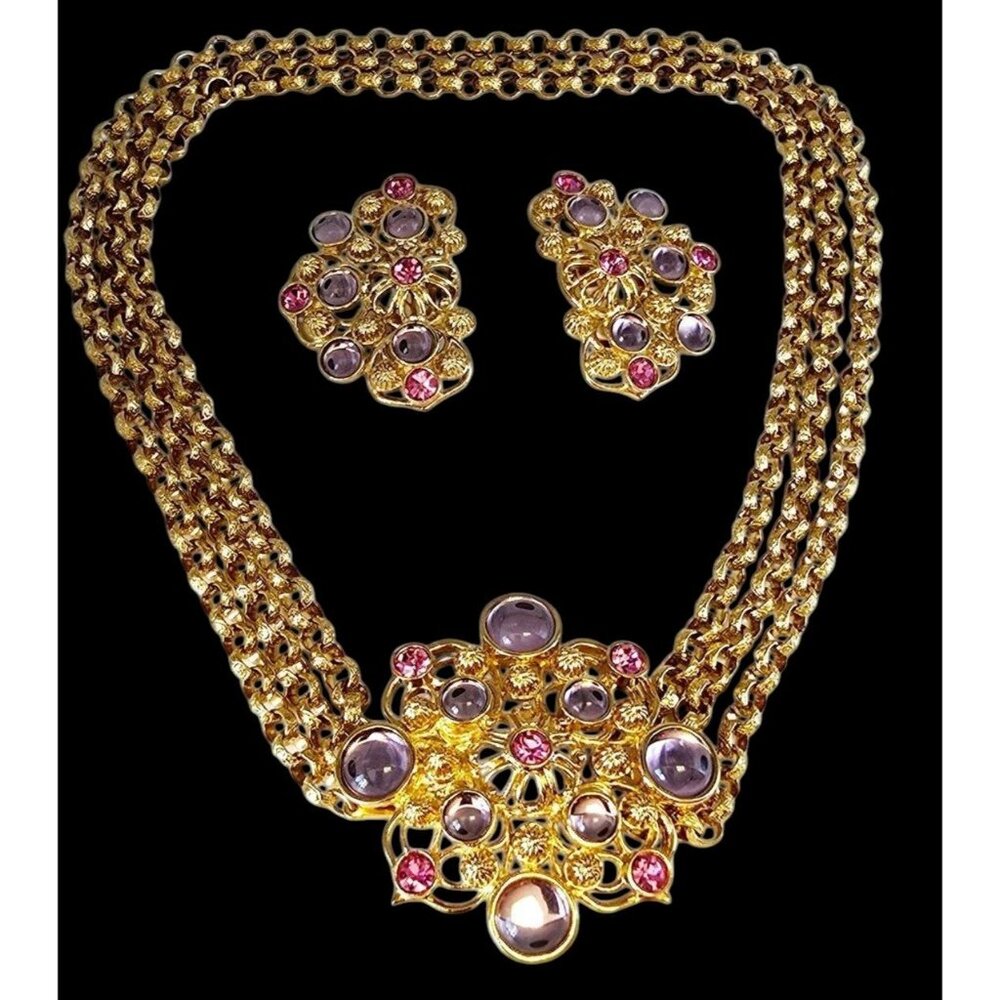 Jose Barrera For Avon Necklace Set (A8573)